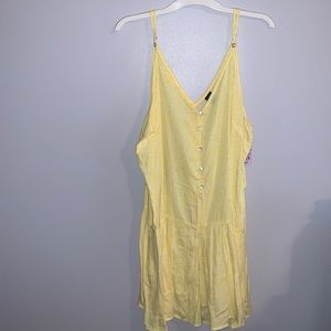 Yellow romper